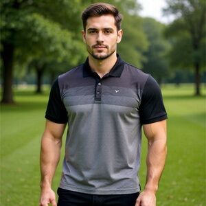 Callaway Opti-Dri Polo Shirt Mens Size XL Golf Activewear Wicking Performance